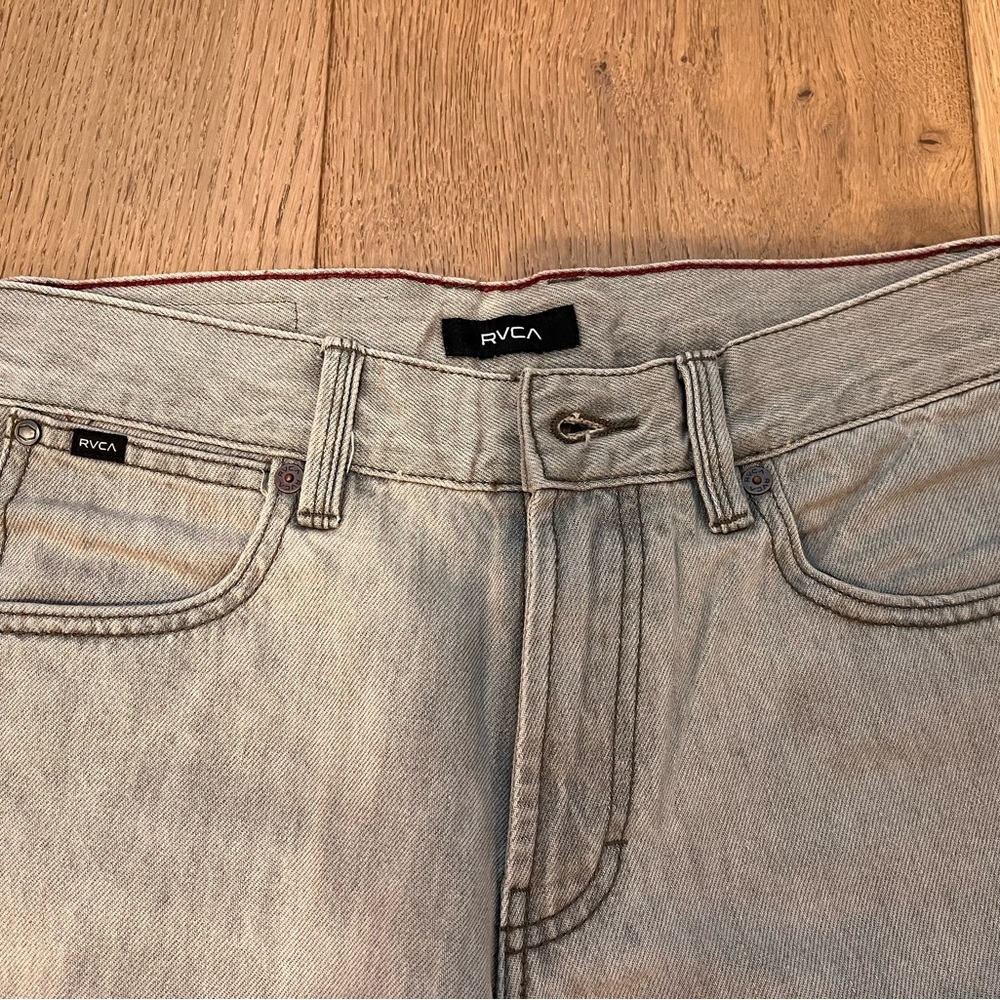 RVCA Men's Light Gray Jeans